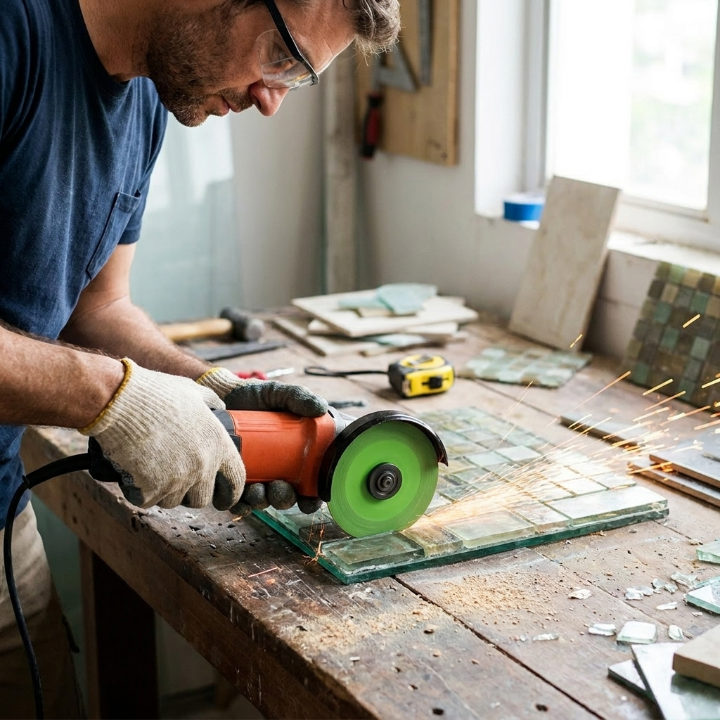 Glass Cutting Disc lifestyle
