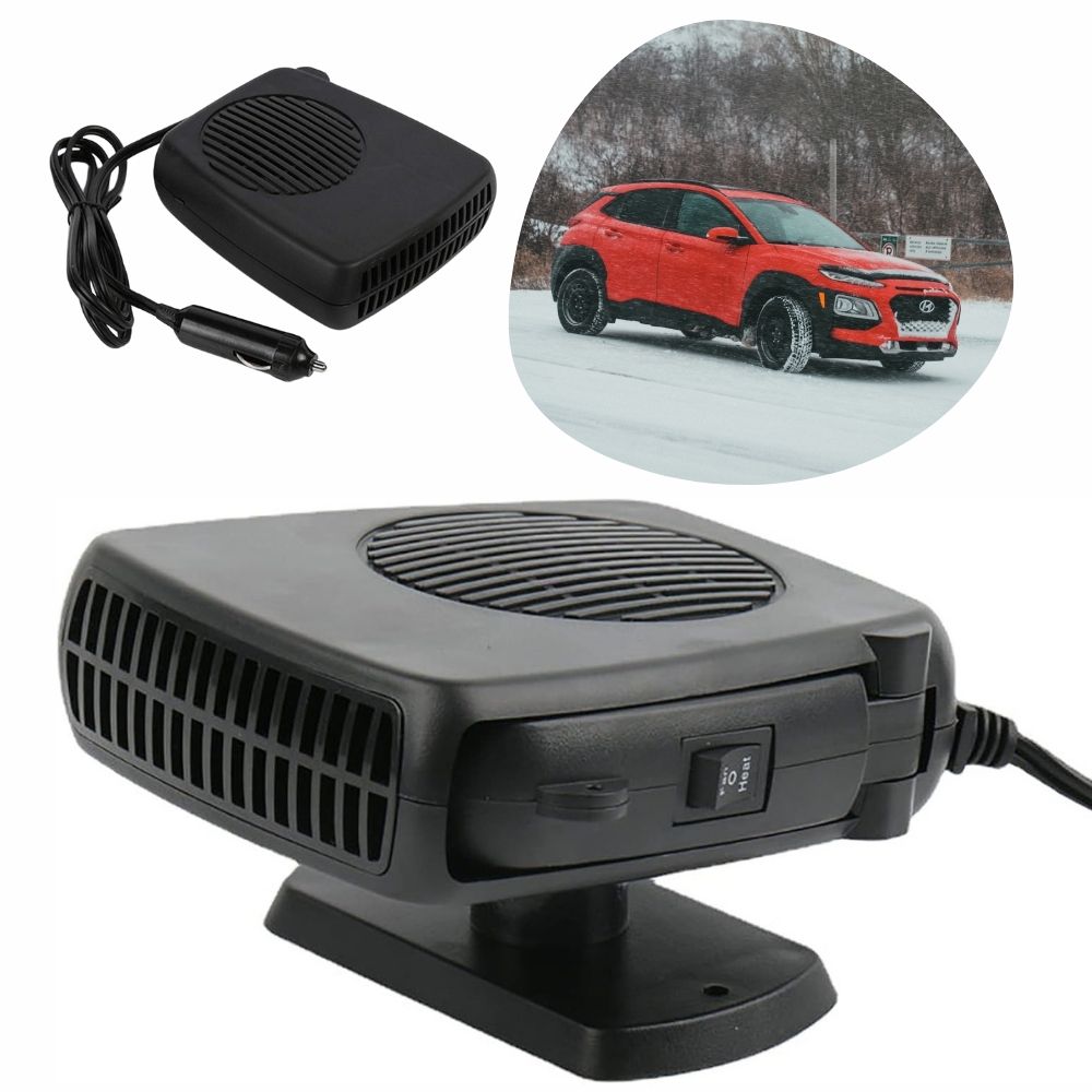 12V Car Heater Fan - 150W/300W Portable Ceramic Auto Heater for Fast - alternate angle