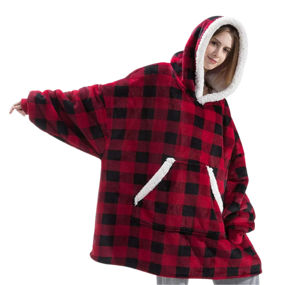 Cozy Oversized Blanket Hoodie