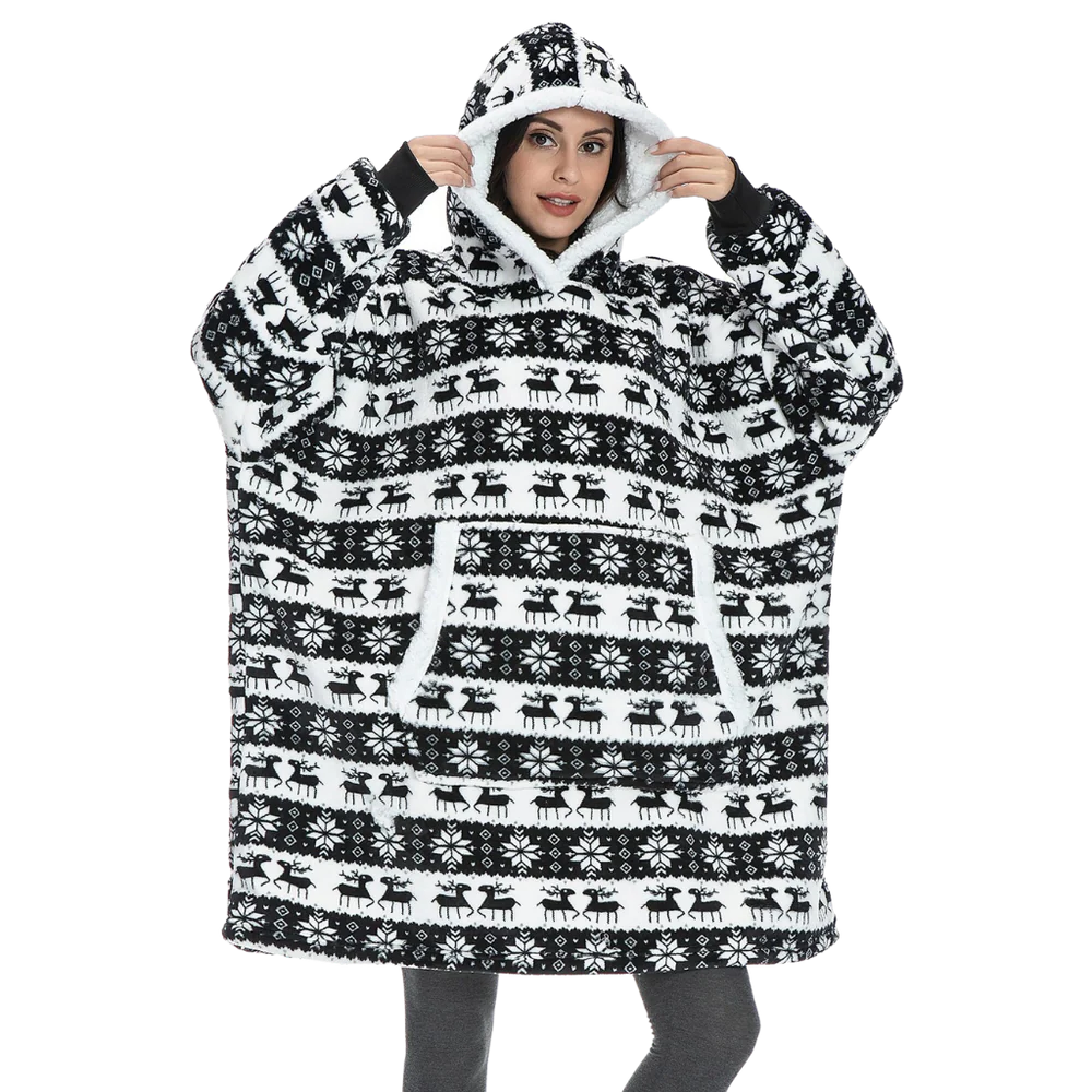Cozy Oversized Blanket Hoodie