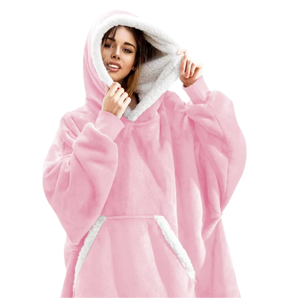 Cozy Oversized Blanket Hoodie
