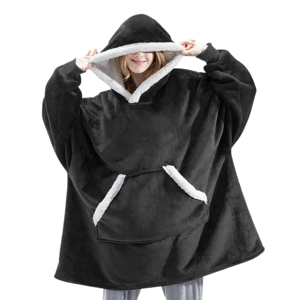 Cozy Oversized Blanket Hoodie