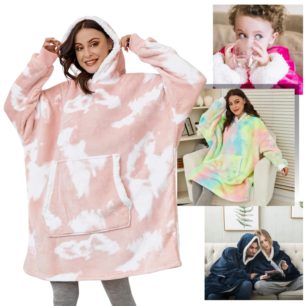 Cozy Oversized Blanket Hoodie
